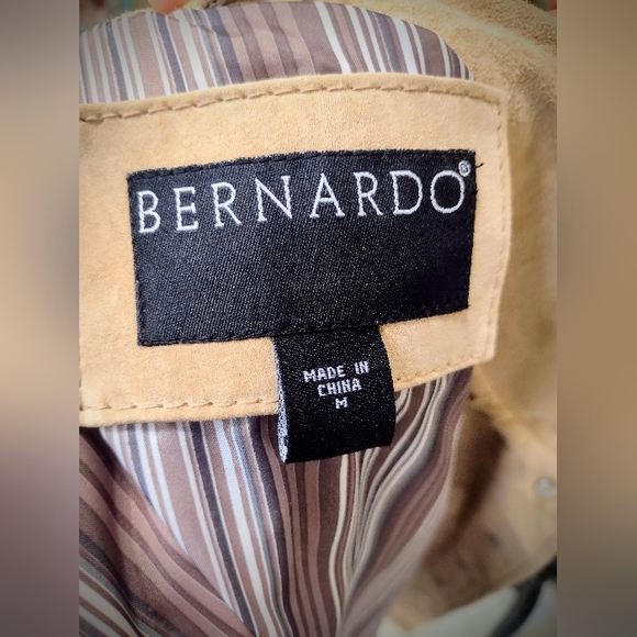 Genuine Suede Jacket by Bernardo, Medium, Perfect Condition, Like New - Picture 9 of 10